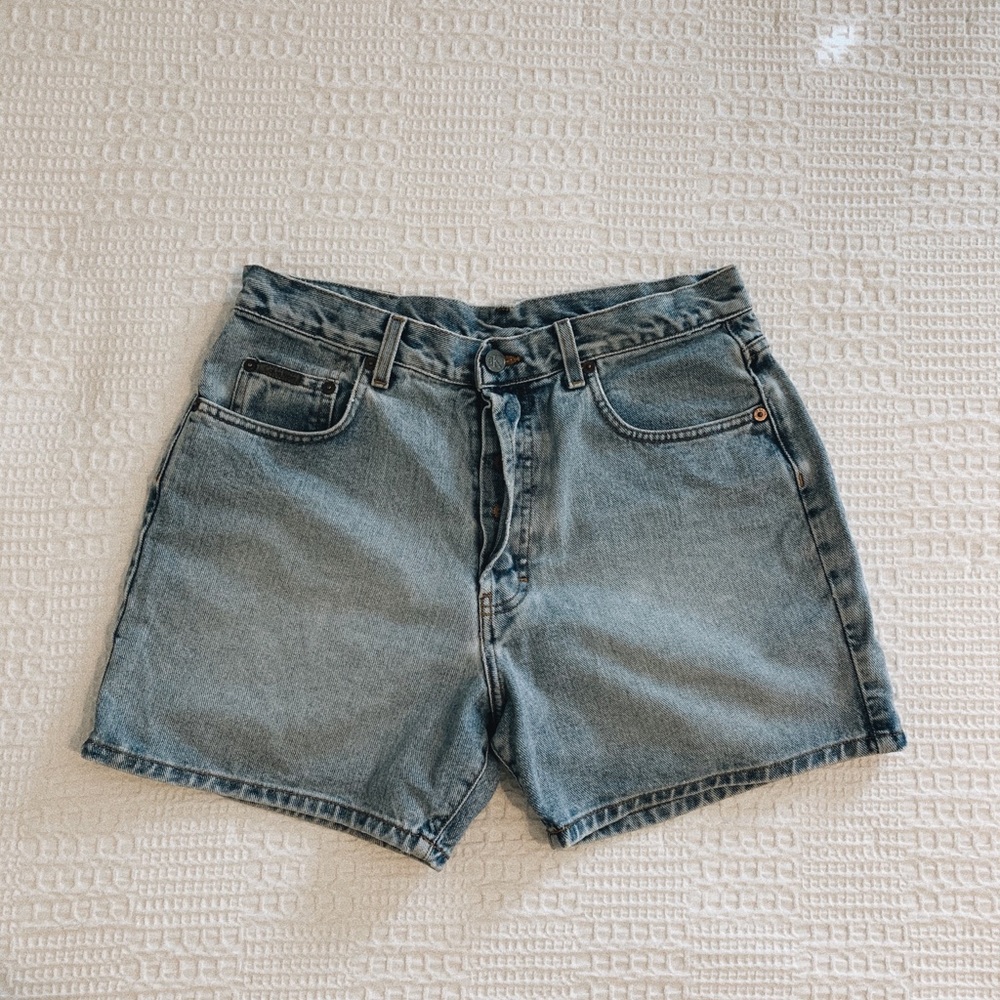 Vintage Calvin Klein High-Waisted Denim Shorts